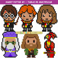 Pixel-Harry-Potter-Tablas de Multiplicar_400x400